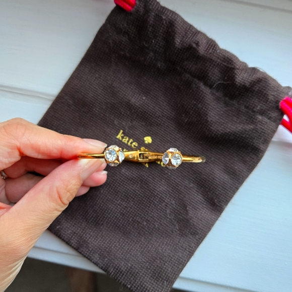 Kate Spade Lady Marmalade Gold bracelet with pouch - Picture 6 of 7